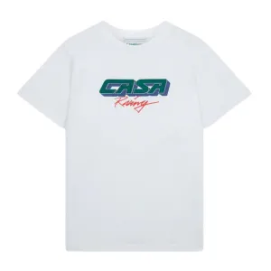 CASABLANCA RACING 3D T-SHIRT WHITE