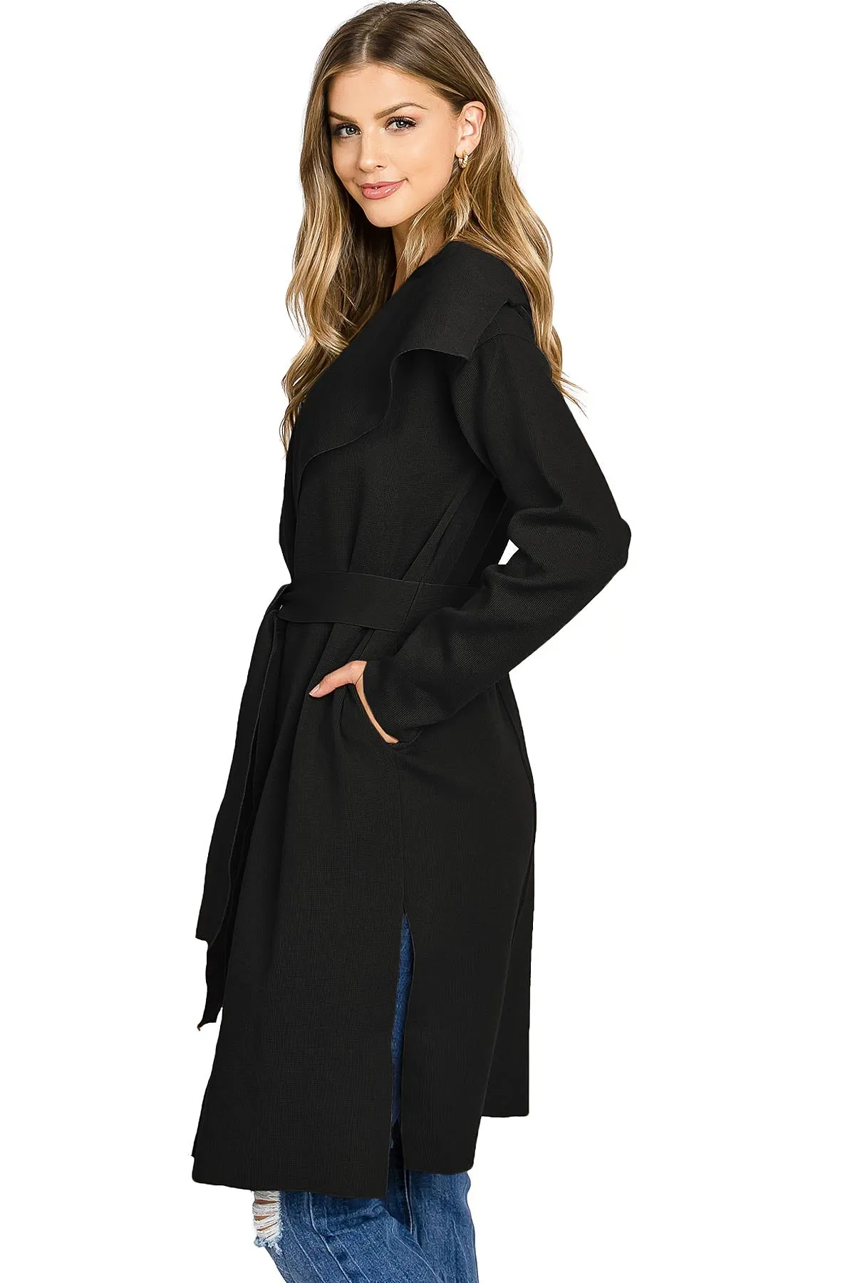 Chelsea Knit Trench Coat