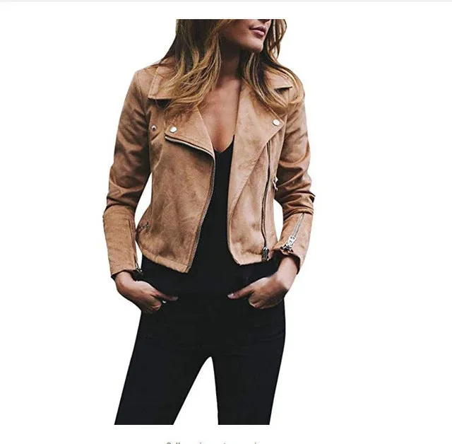 Chic Vegan Leather Jacket | Perfect for Autumn Days