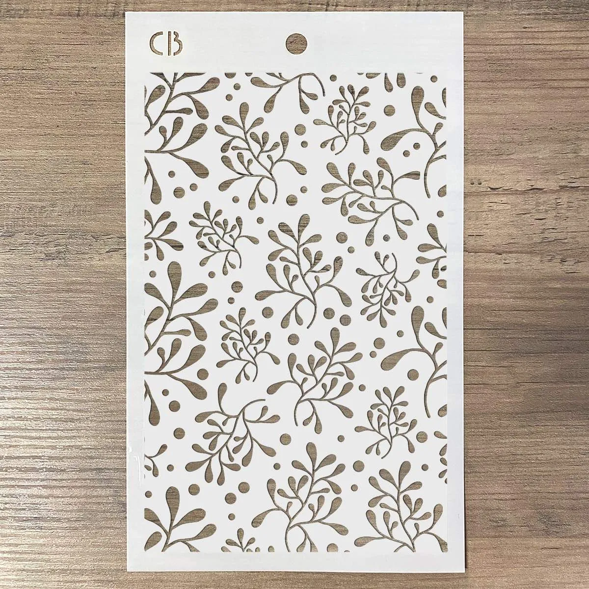 Ciao Bella Texture Stencil 5"x8" Mistletoe