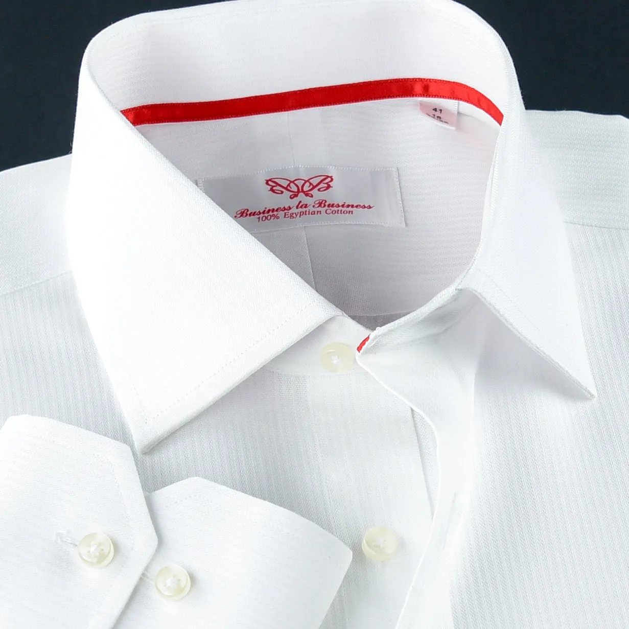 Classic Solid White Formal Business Dress Shirt Wrinkle Free Fashion