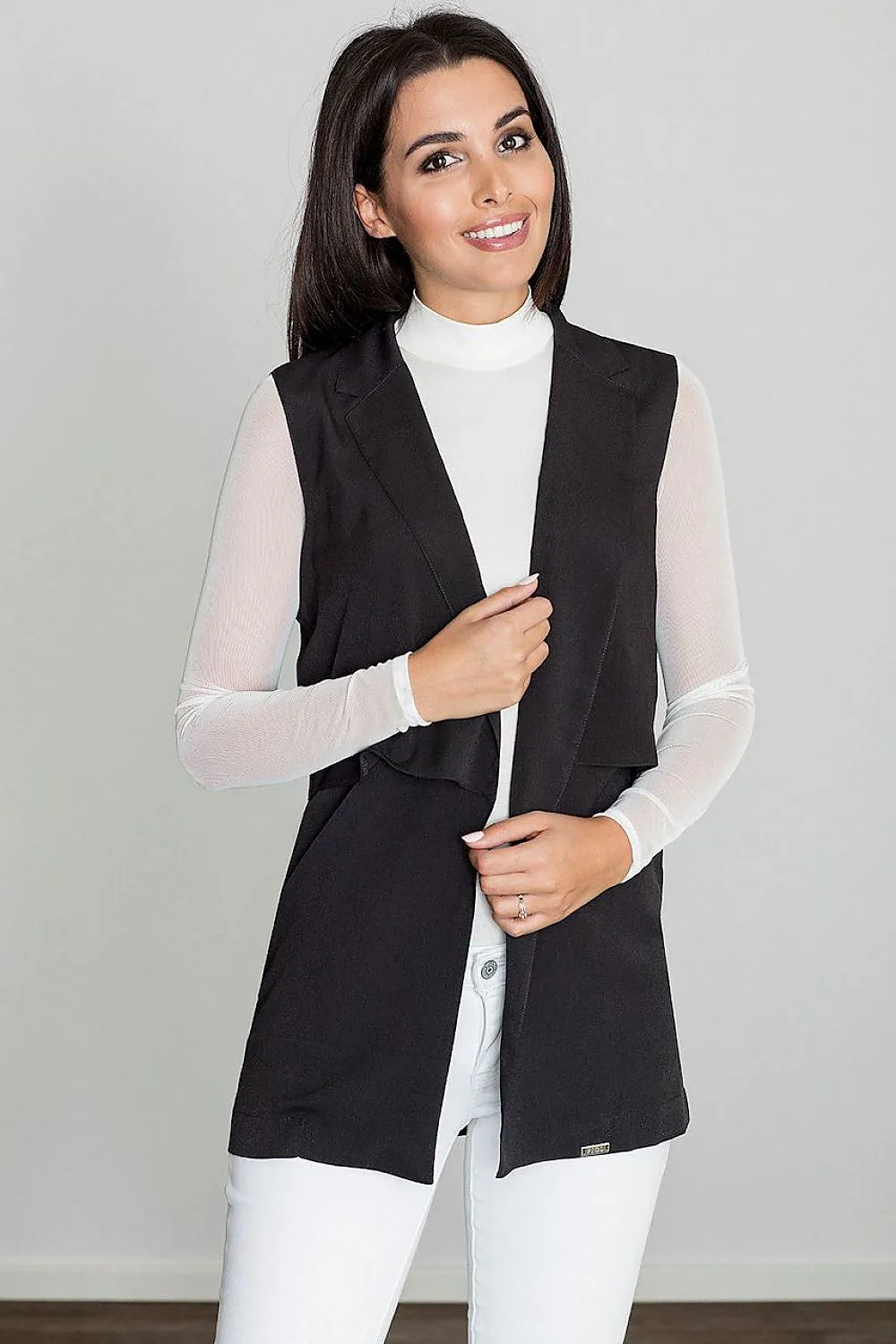 Collared Lightweight Long Vest: Your Essential Layering Piece