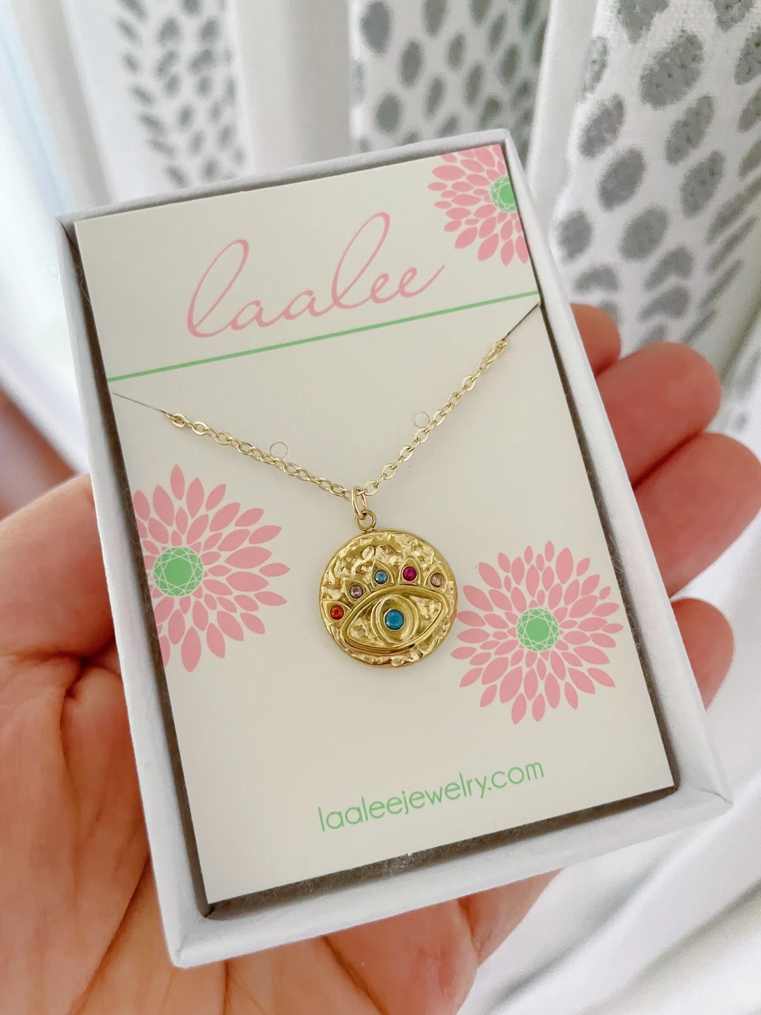 Colorful Evil Eye Pendant Necklace