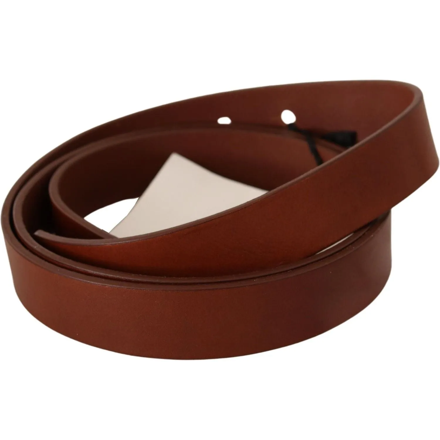 Costume National Elegant Brown Leather Fashion Belt