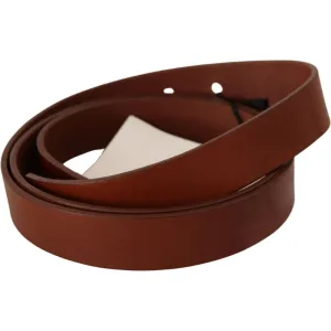 Costume National Elegant Brown Leather Fashion Belt