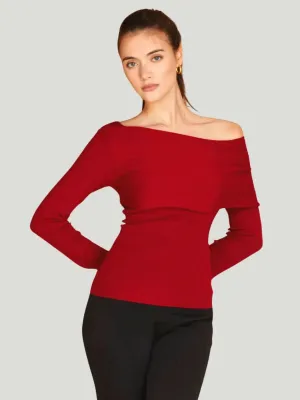 Crescent Katia Off The Shoulder Sweater