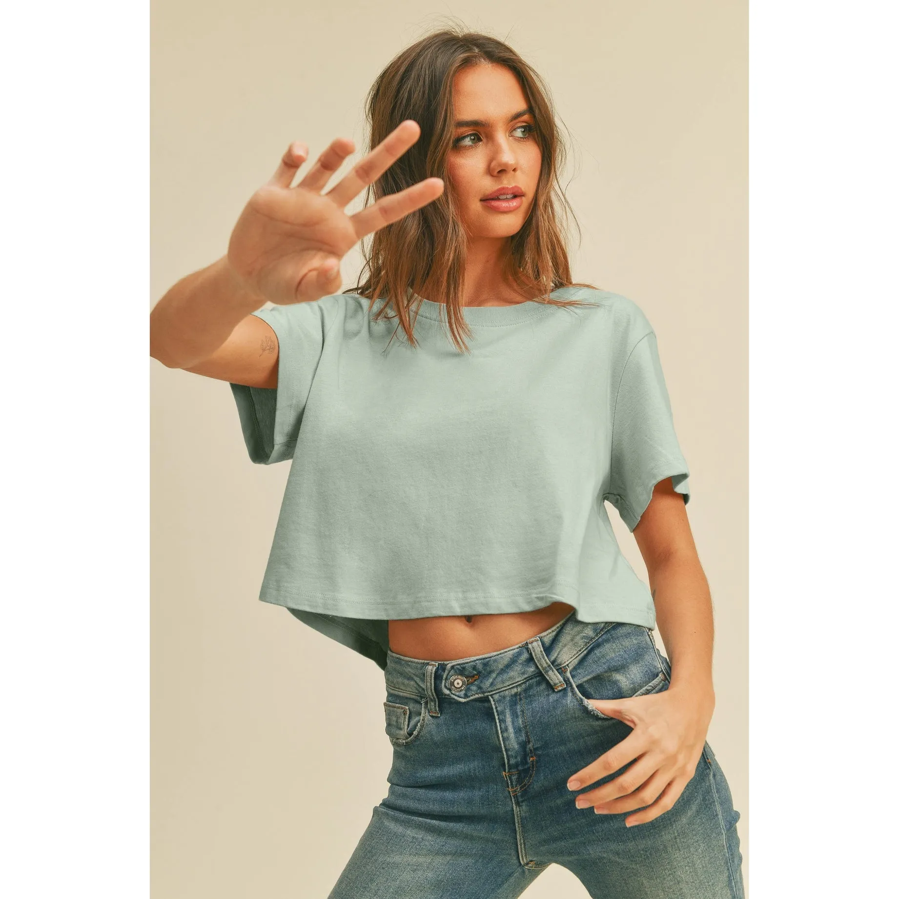 Cropped Cutie Basic Tshirt