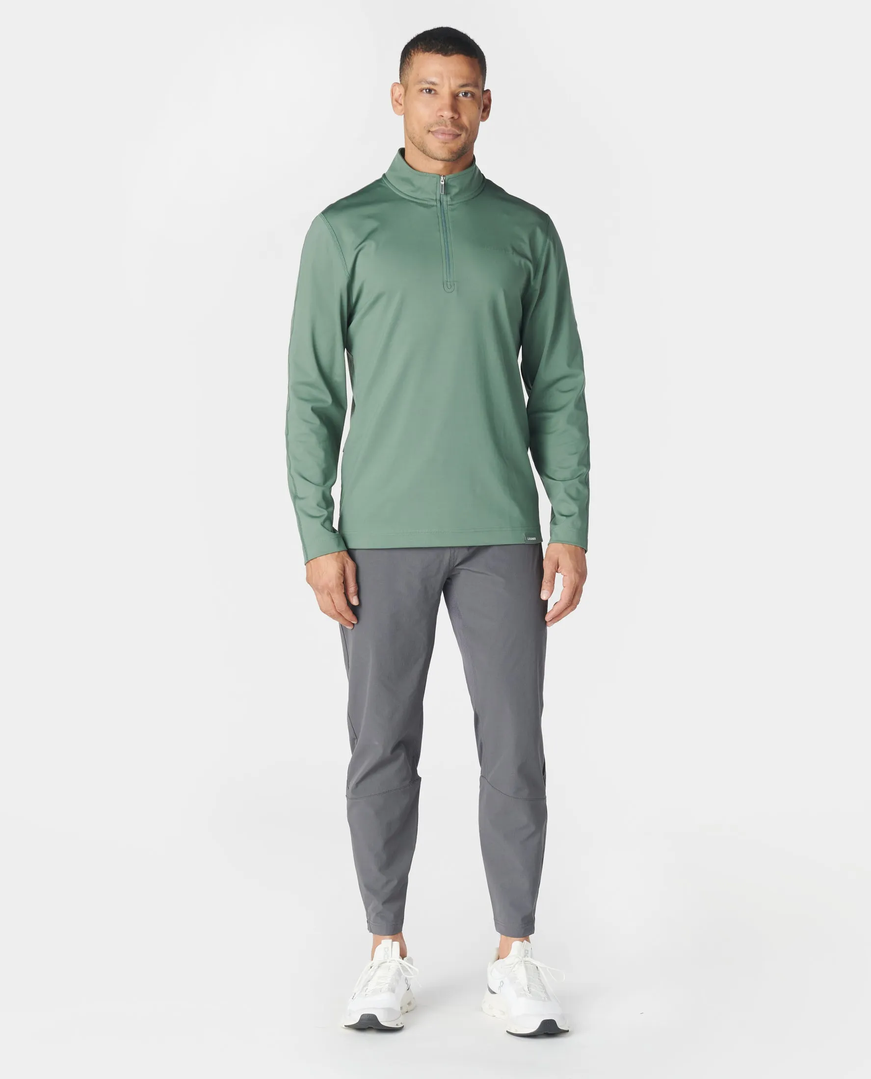 Culver Quarter Zip Hunter Green