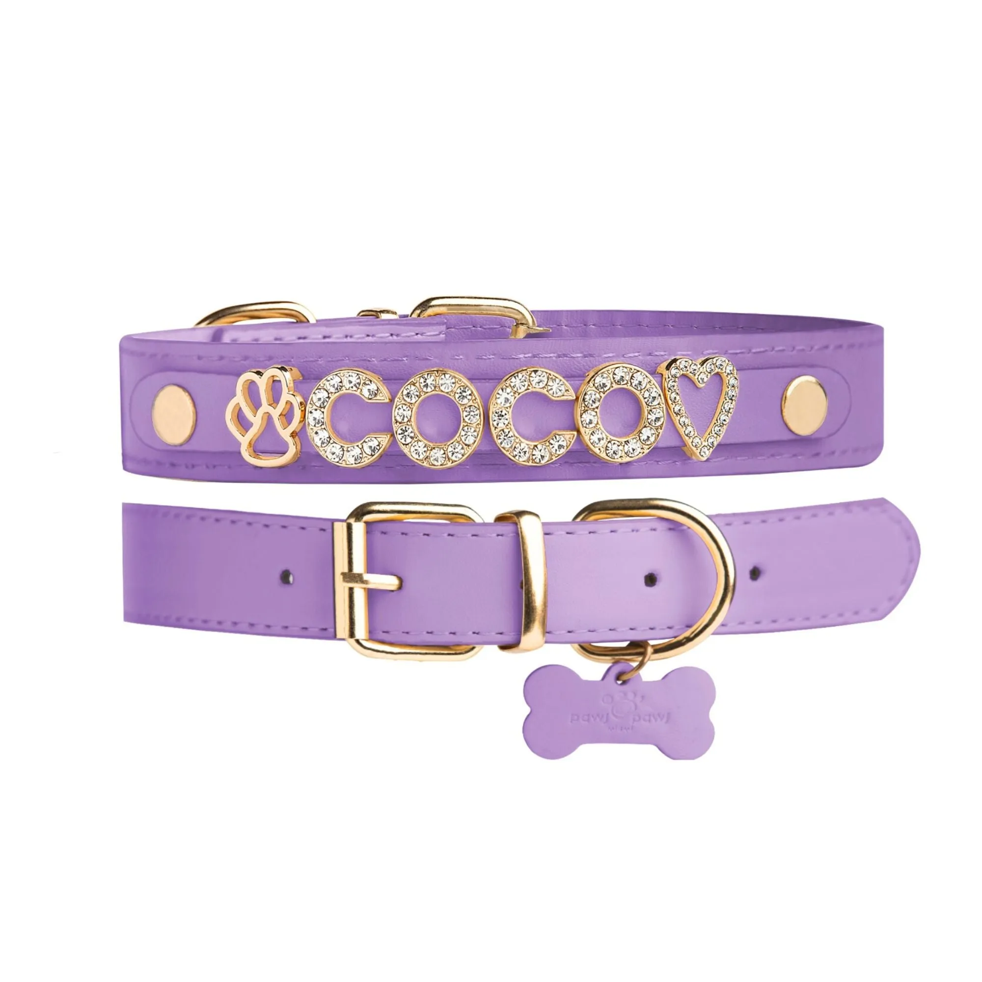 CUSTOM DOG COLLARS WITH STUDDED JEWELRY