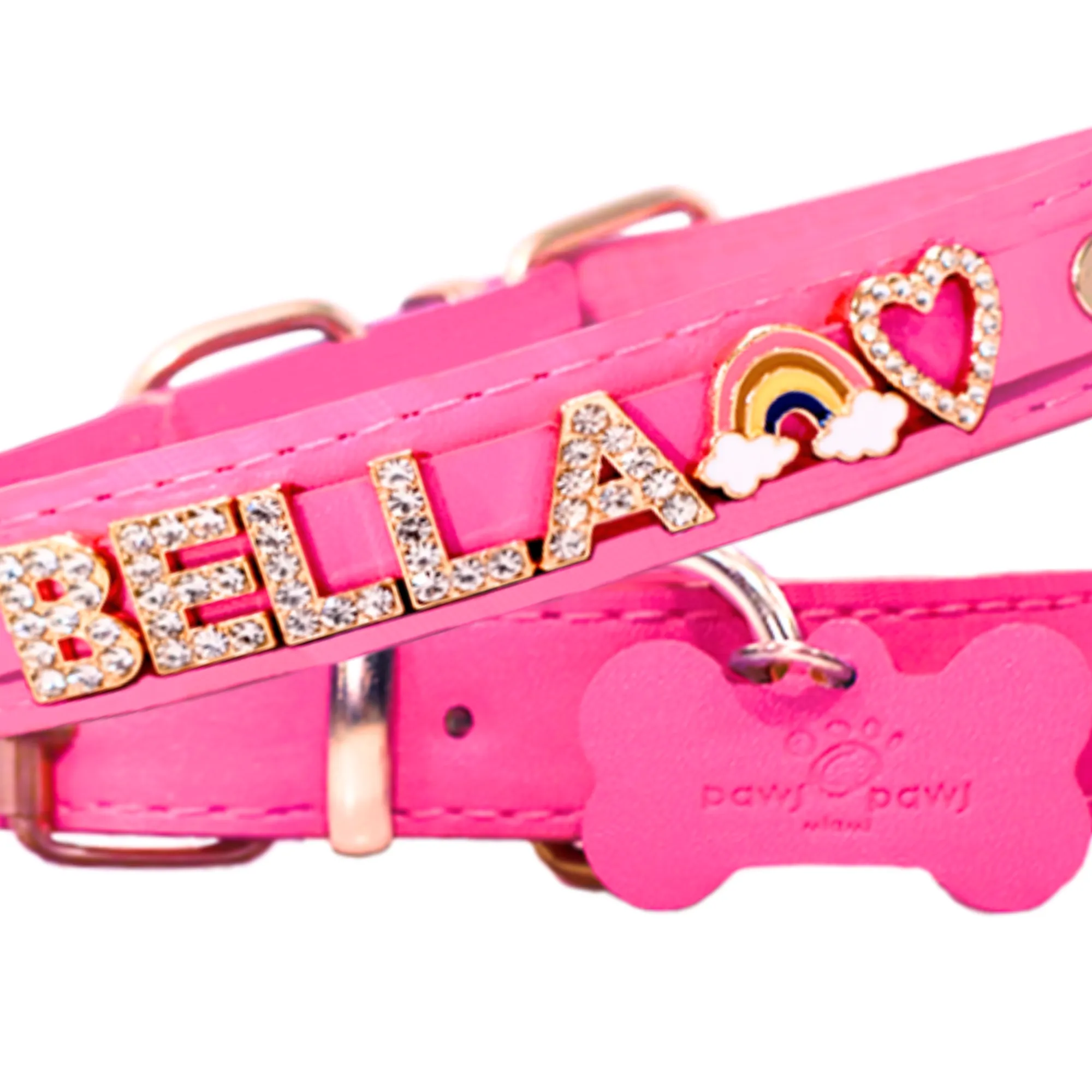 CUSTOM DOG COLLARS WITH STUDDED JEWELRY