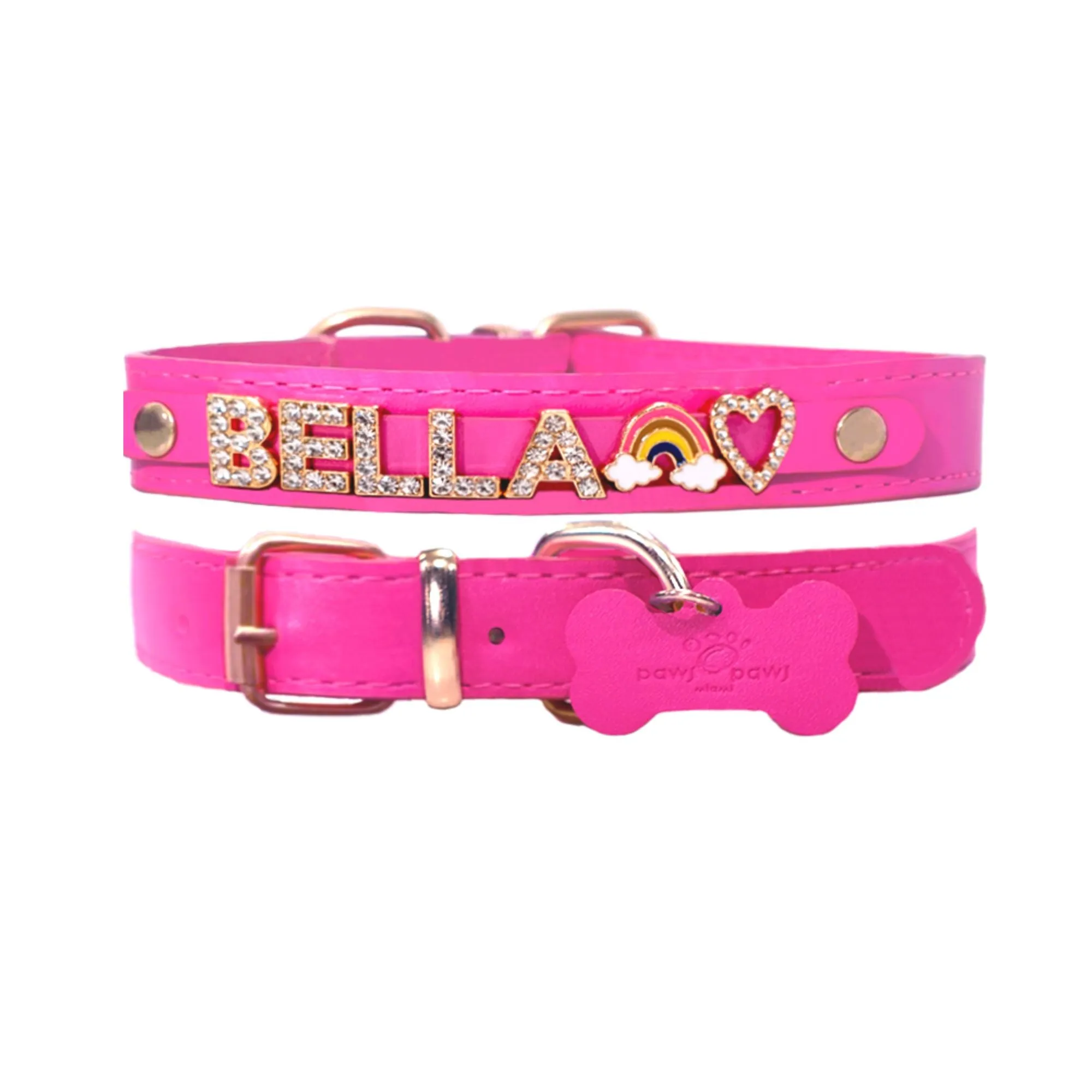 CUSTOM DOG COLLARS WITH STUDDED JEWELRY