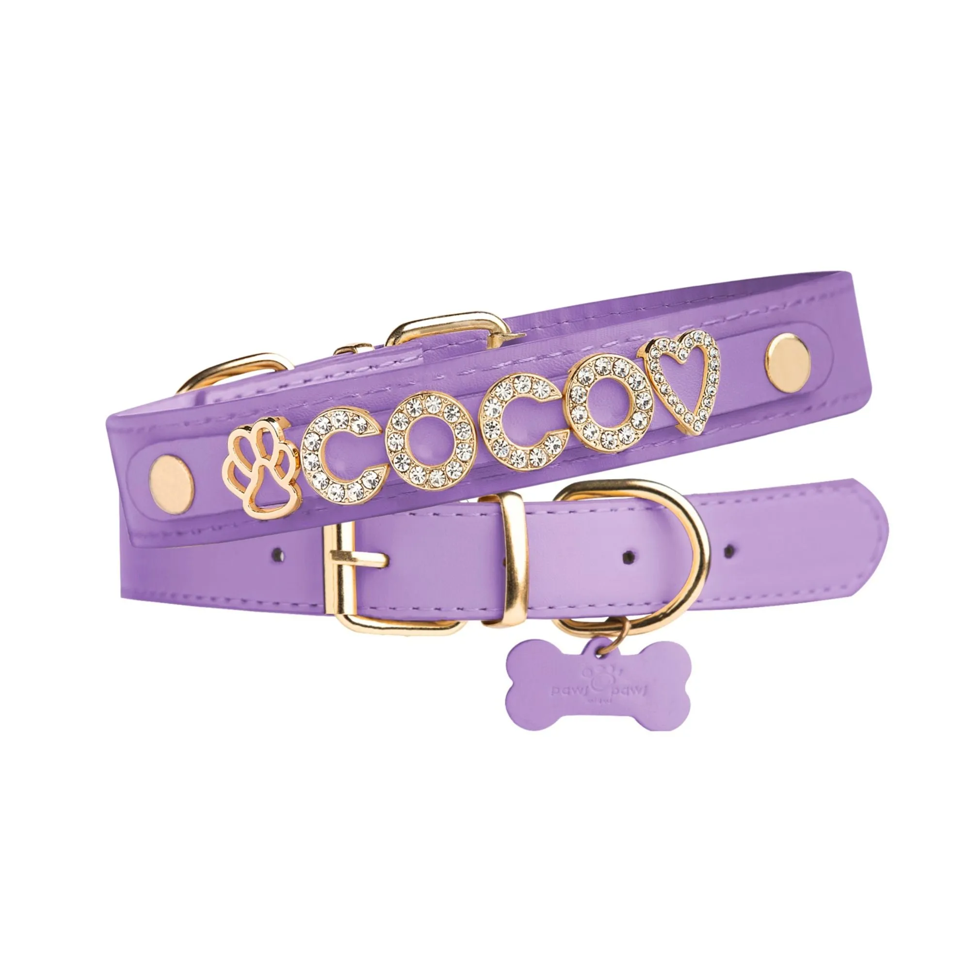 CUSTOM DOG COLLARS WITH STUDDED JEWELRY