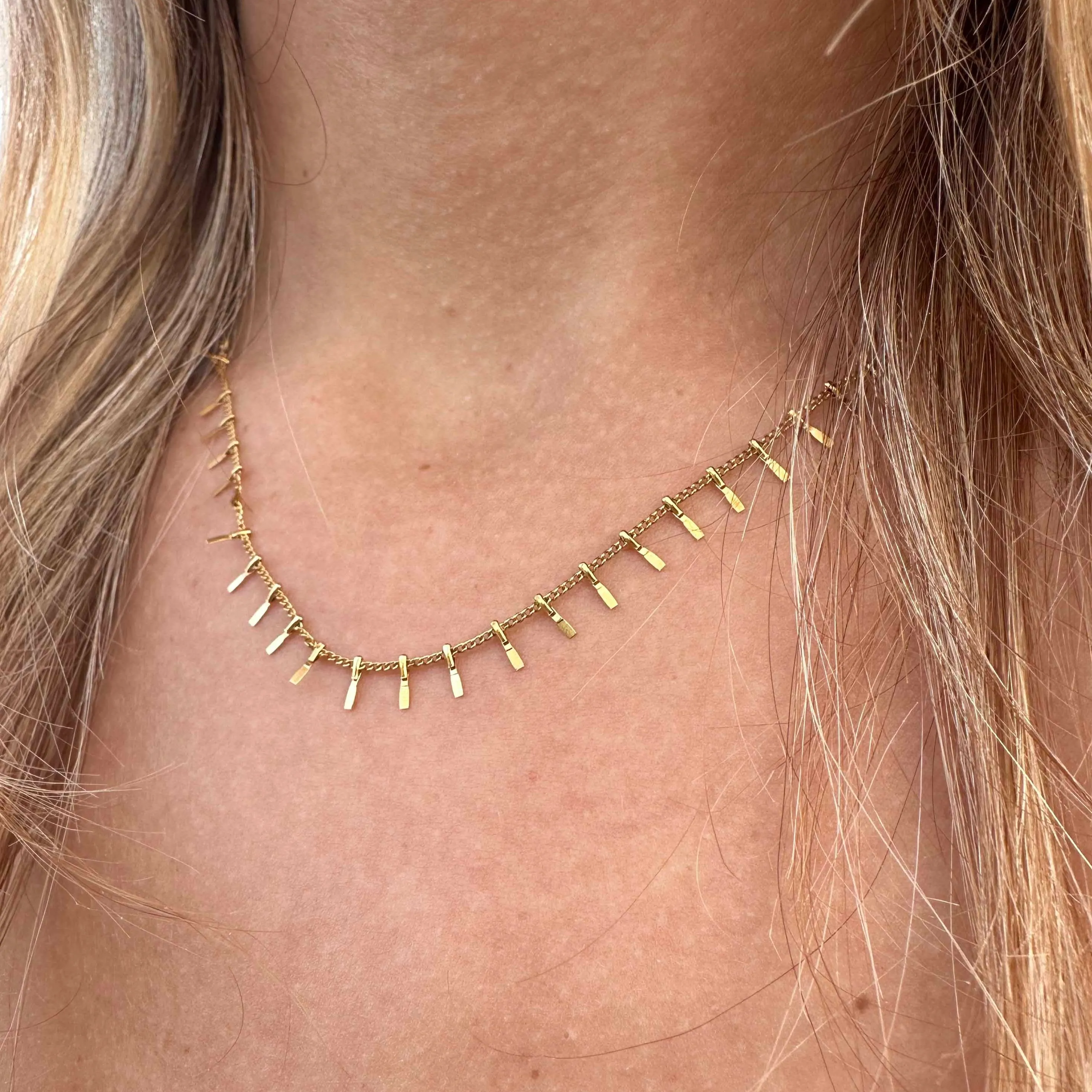 Dainty Spikes Necklace