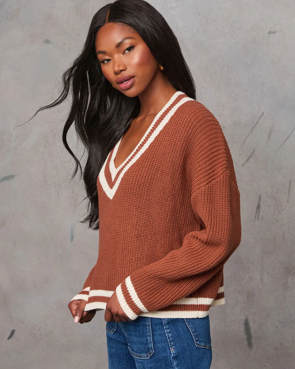 Danielle Oversized Varsity Sweater