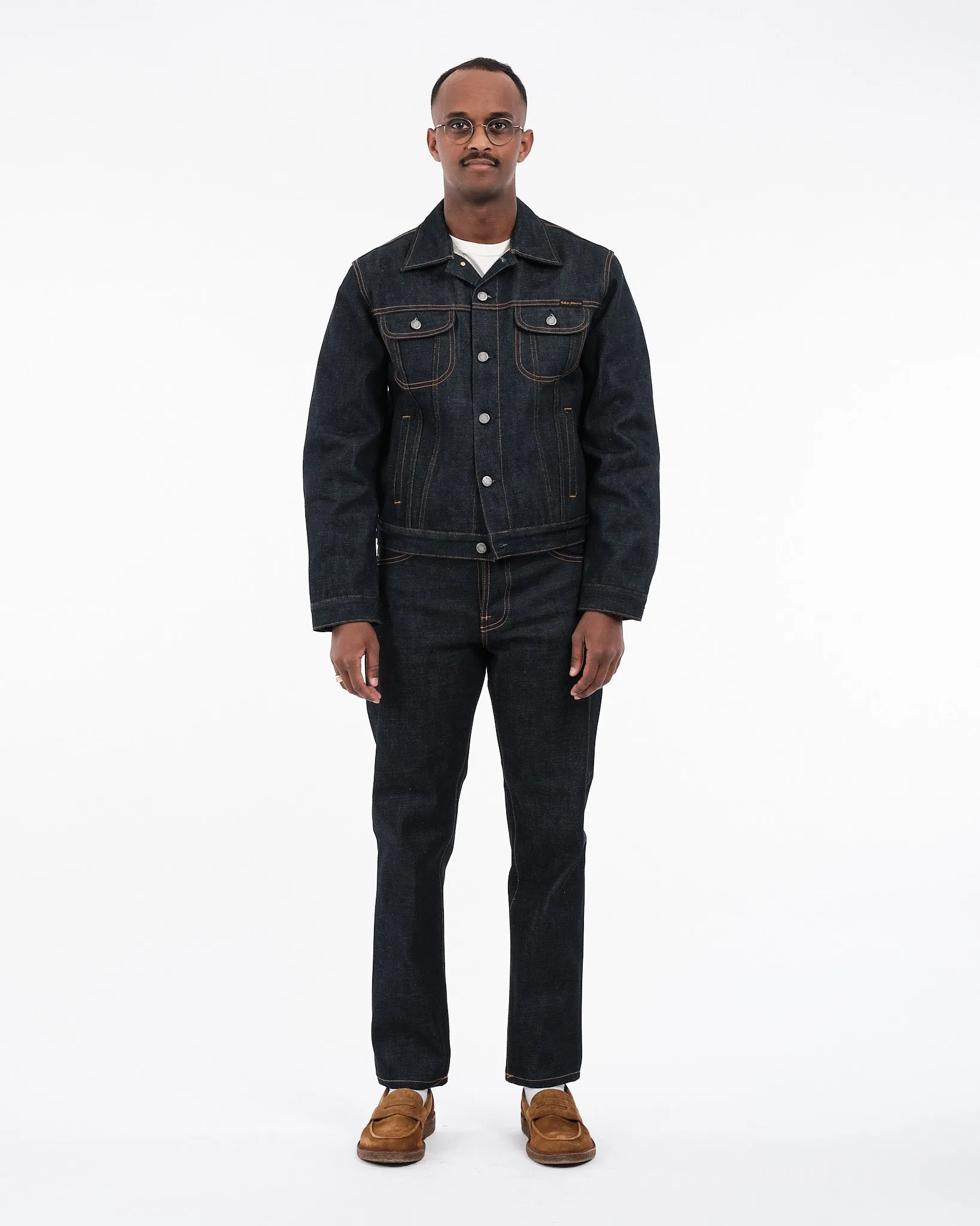 Danny Ace Selvage Denim Jacket Dry Blue