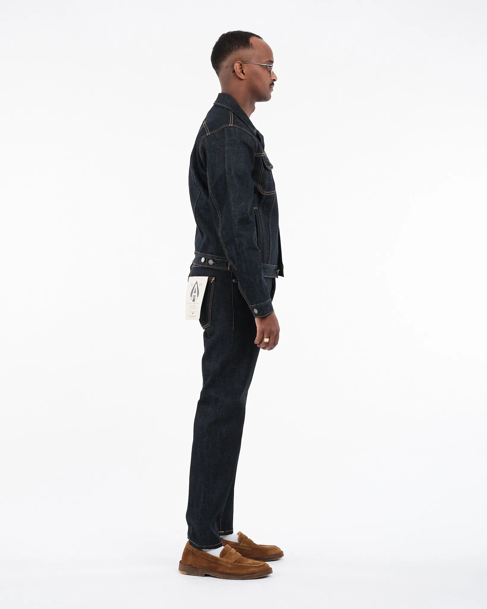 Danny Ace Selvage Denim Jacket Dry Blue