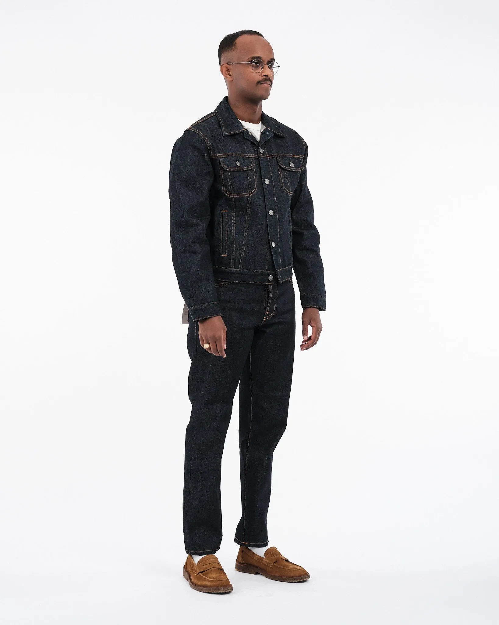 Danny Ace Selvage Denim Jacket Dry Blue