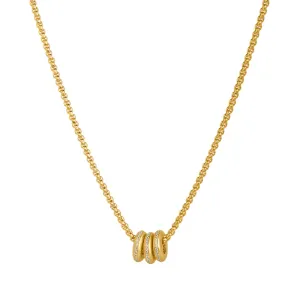 Dauphine Pave Pendant Necklace