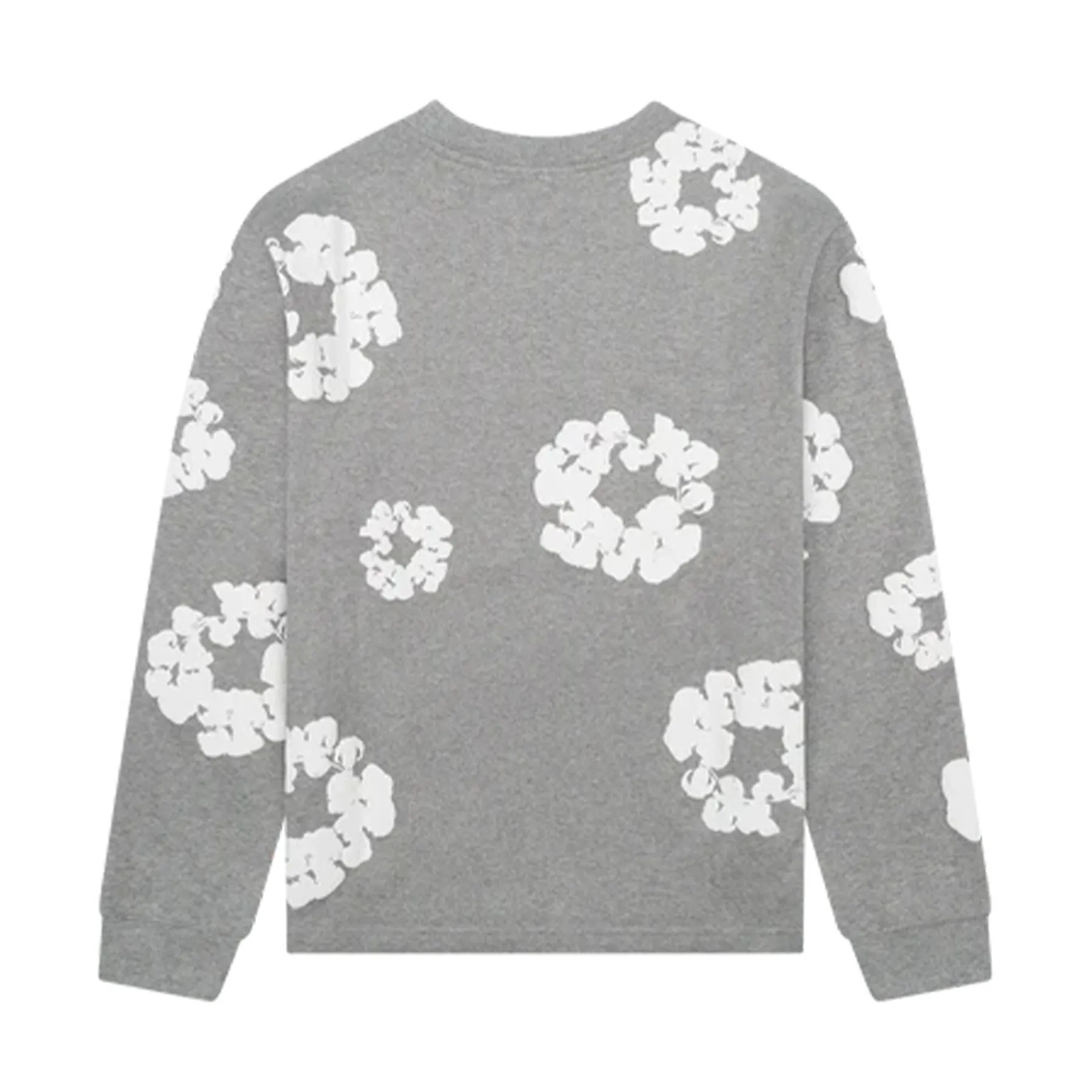 Denim Tears The Cotton Wreath Long Sleeve Tee 'Grey'