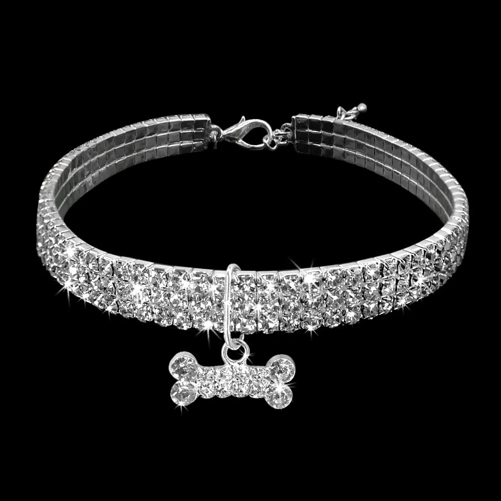 Diamond Rhinestone Small Pet Collar