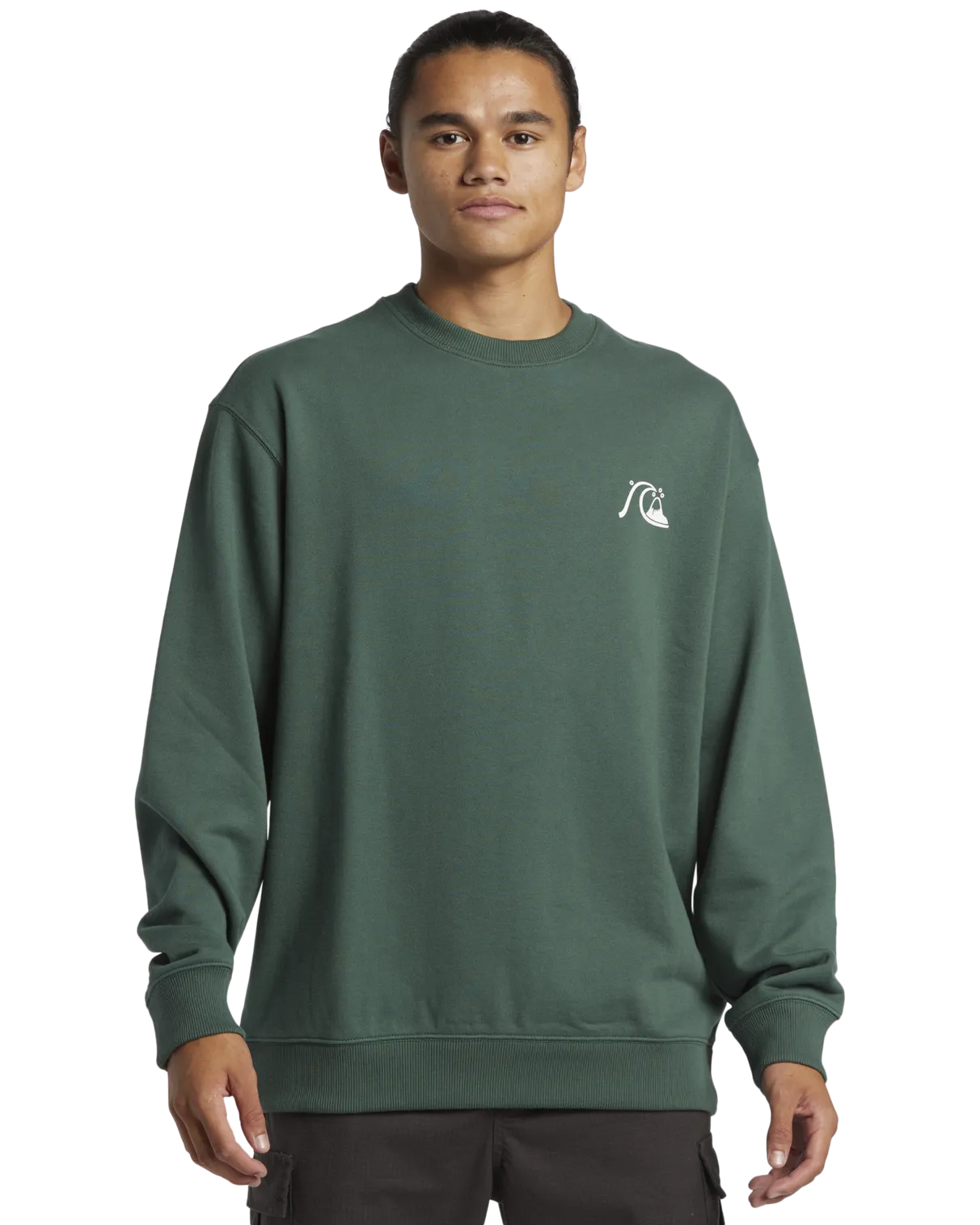 DNA Bubble Logo Sweatshirt in Forest