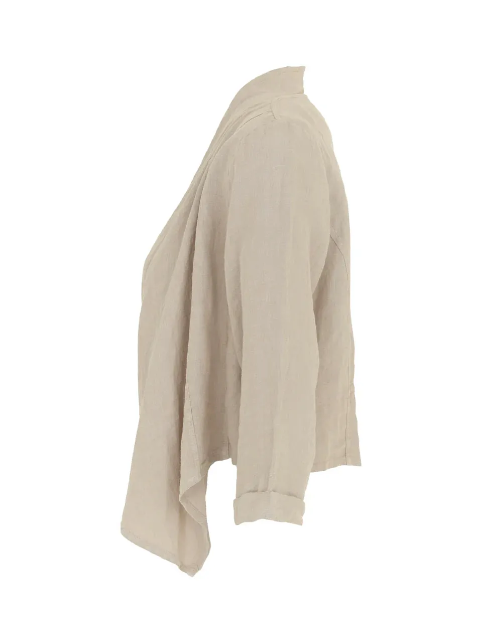 Dolcezza Crop Linen Jacket - Available in 2 Colours