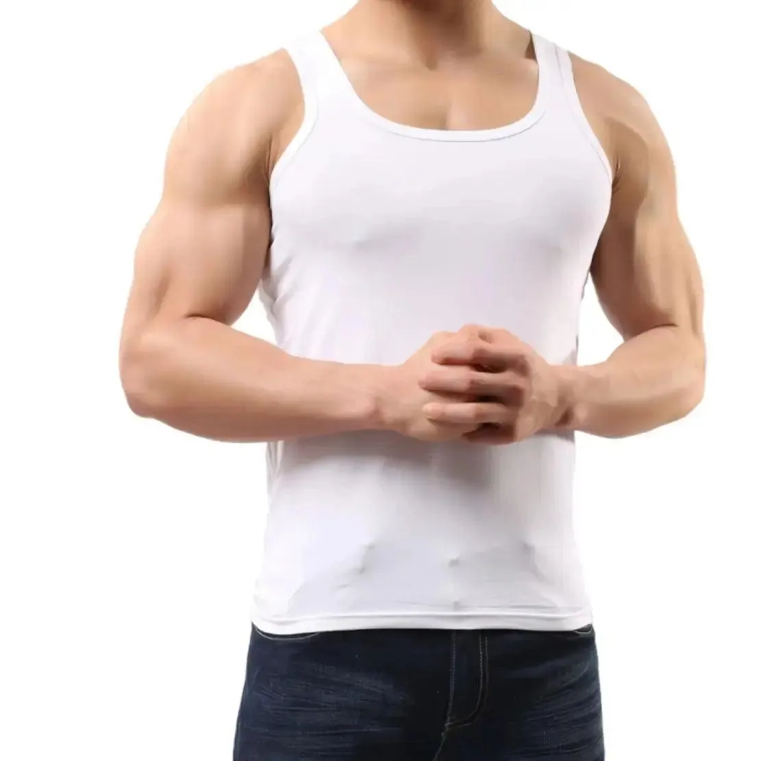 DomiGe Men's Cotton Tank Top Classic Comfort Meets Male Vest