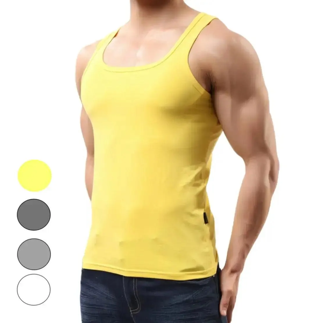 DomiGe Men's Cotton Tank Top Classic Comfort Meets Male Vest