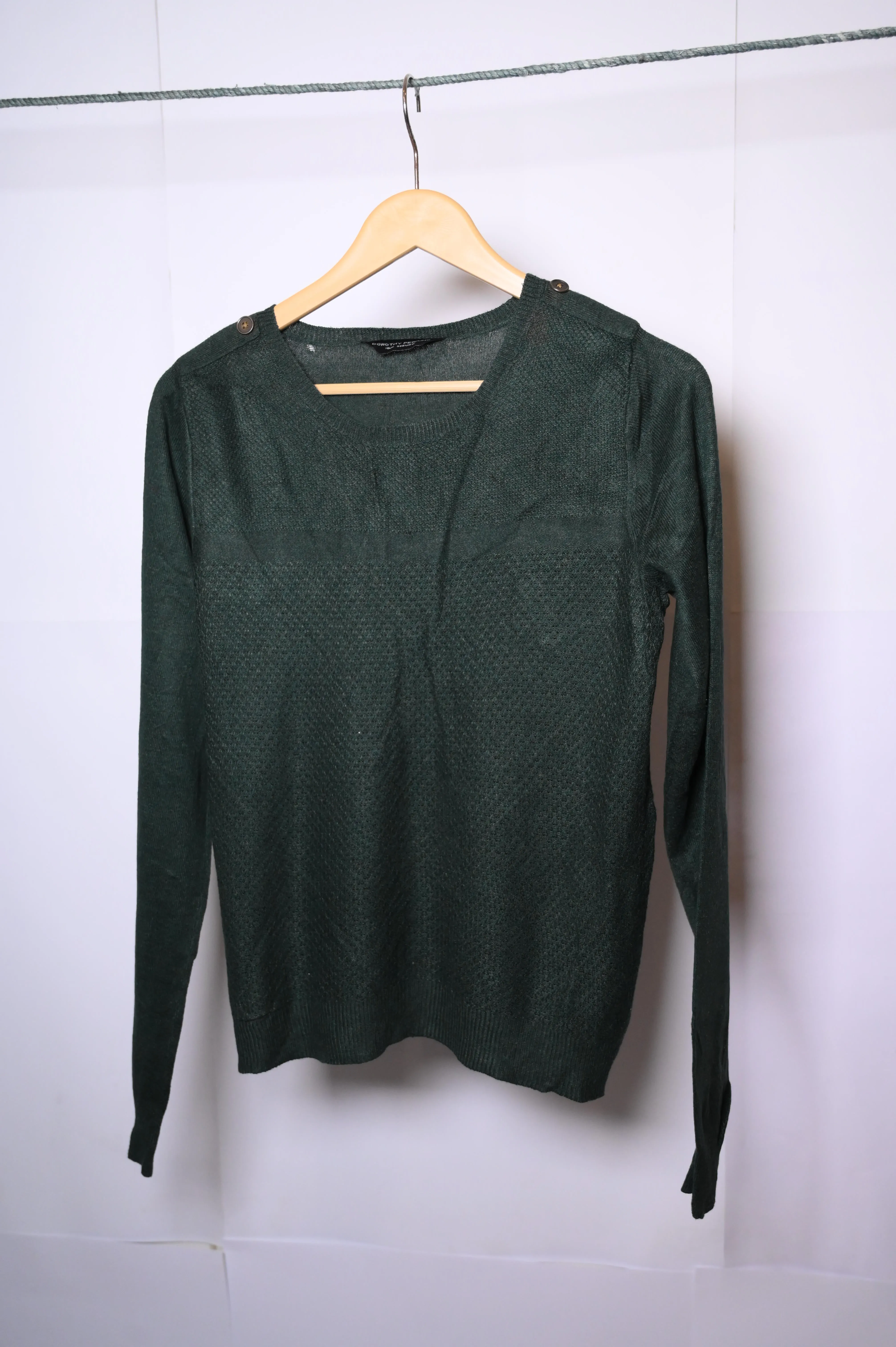 Dorothy Perkins Full-Sleeve Sweatshirt – Fresh Green