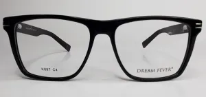 Dream Fever K897 Black Acetate Fashion Italy Eyeglasses