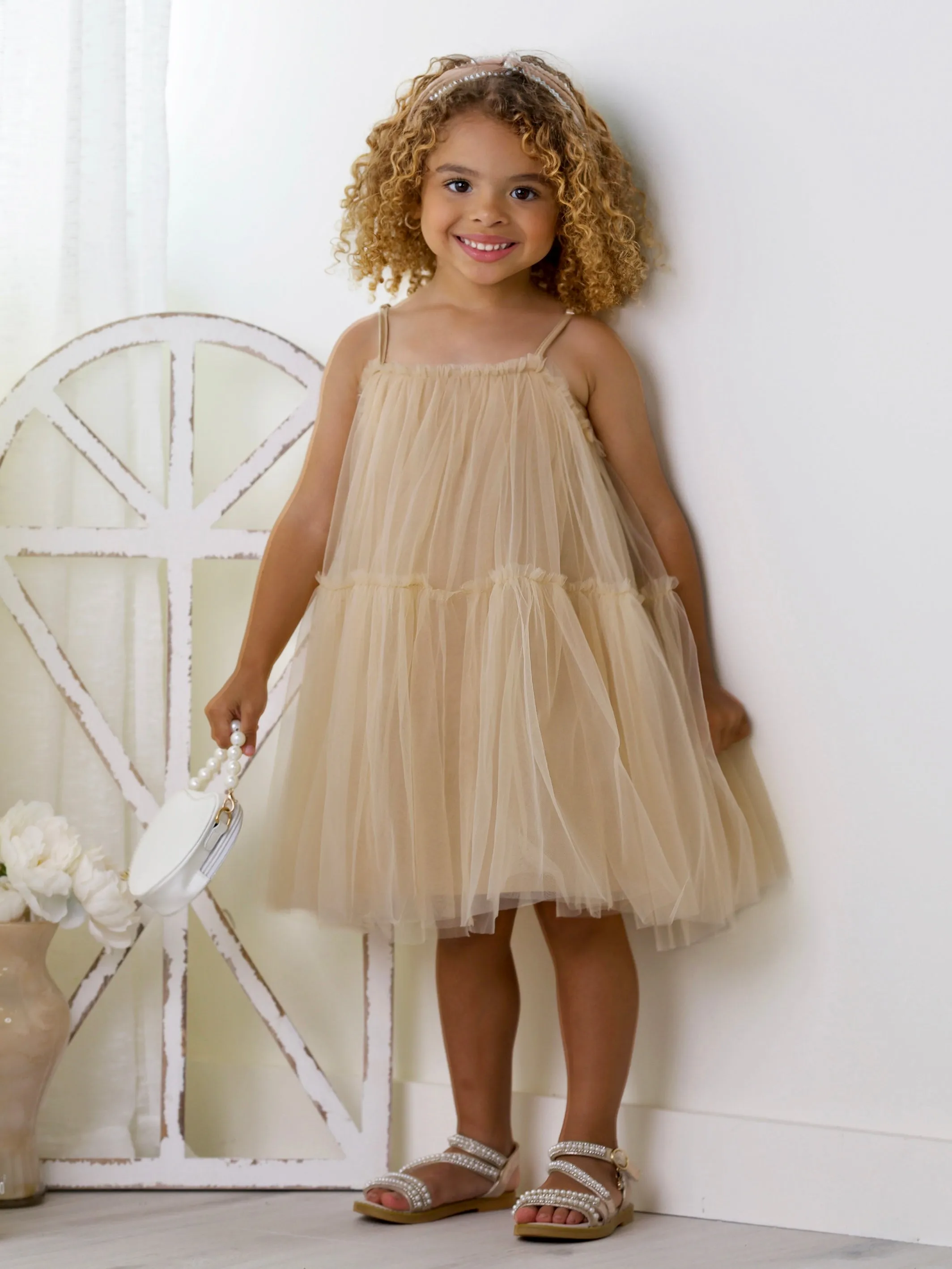 Dreamy Twirls Layered Tulle Dress