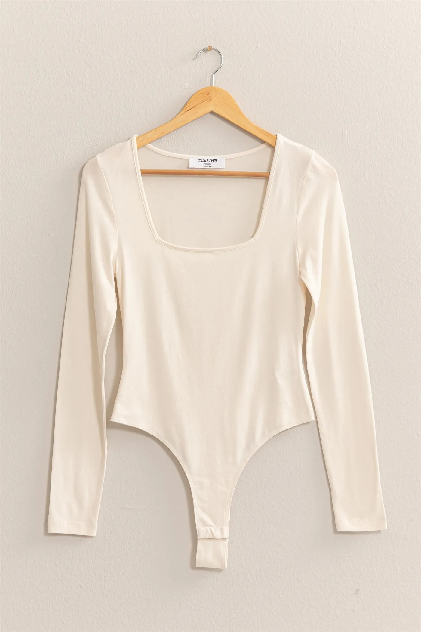 DZ24E767-SQUARE NECK LONG SLEEVE BODYSUIT