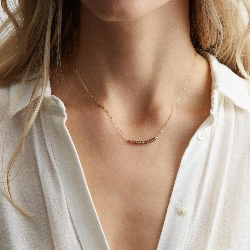 ELEGANT BAR LAYERED GOLD NECKLACE SET