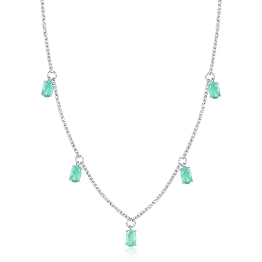 Emerald Layering Necklace