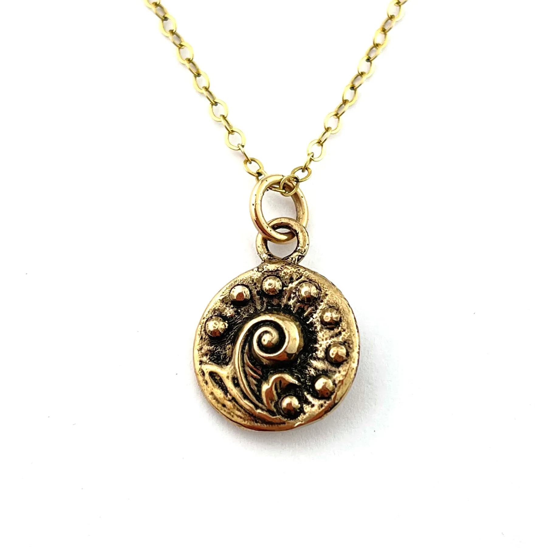 EMERGENCE Charm Necklace - Bronze