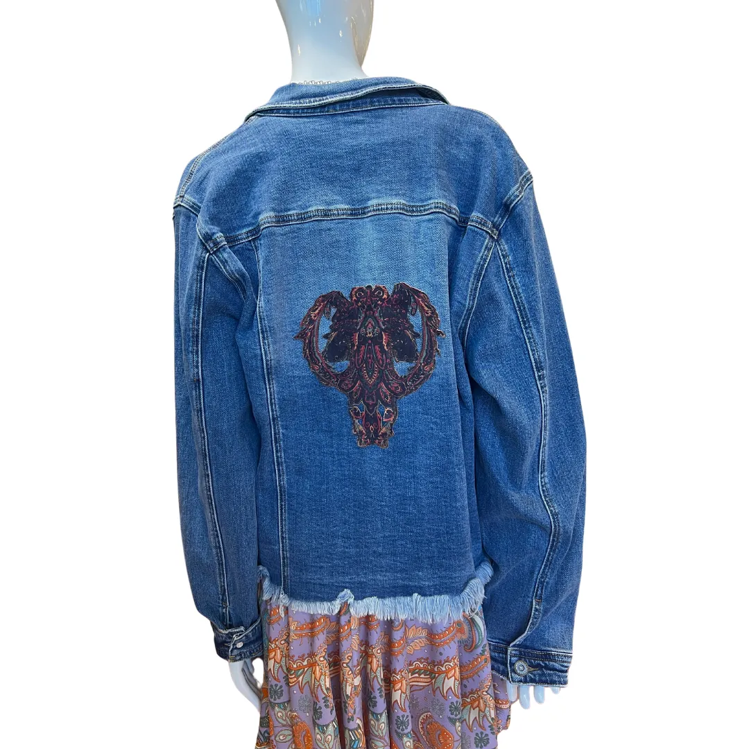 Exclusive Med Blue Denim Jacket - TS