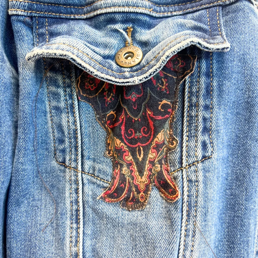 Exclusive Med Blue Denim Jacket - TS