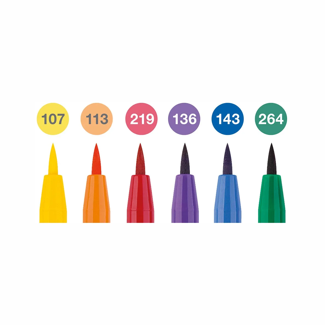 Faber-Castell Colour Wheel Pitt Artist Brush Pens Gift Set