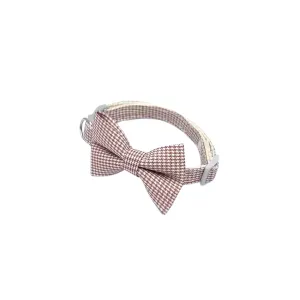 Fancy Dress Cat Collar With Bow Tie - Peach