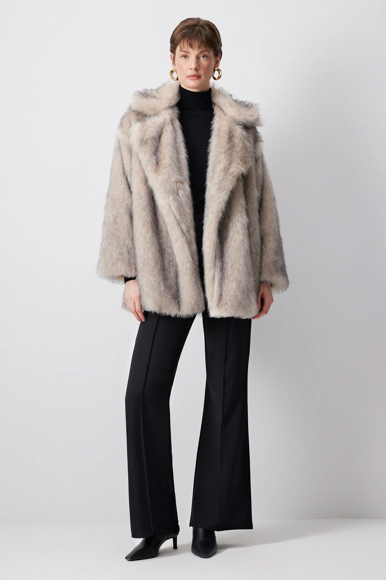 FAUX FUR COAT