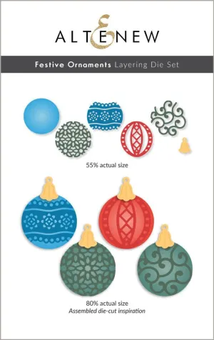 Festive Ornaments Layering Die Set