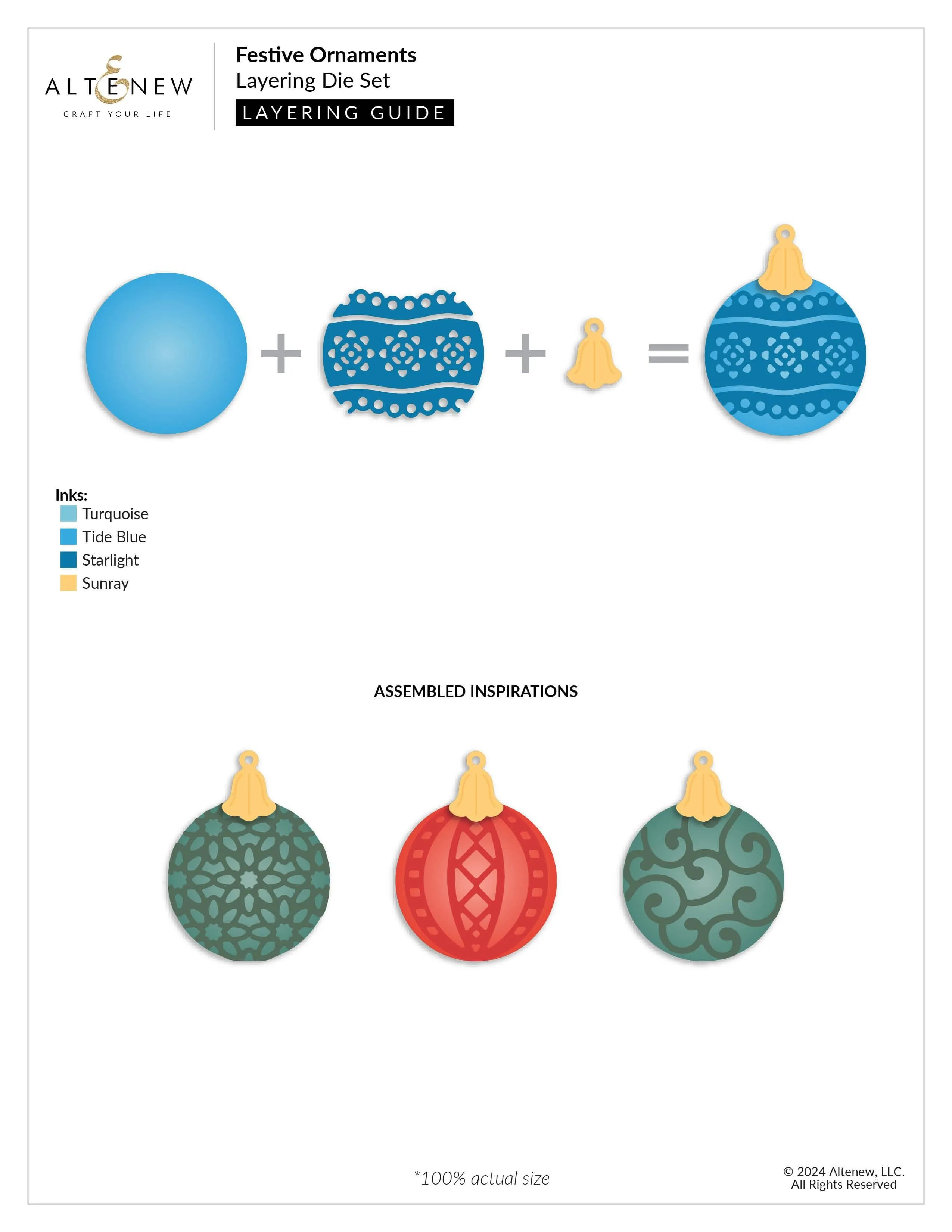 Festive Ornaments Layering Die Set