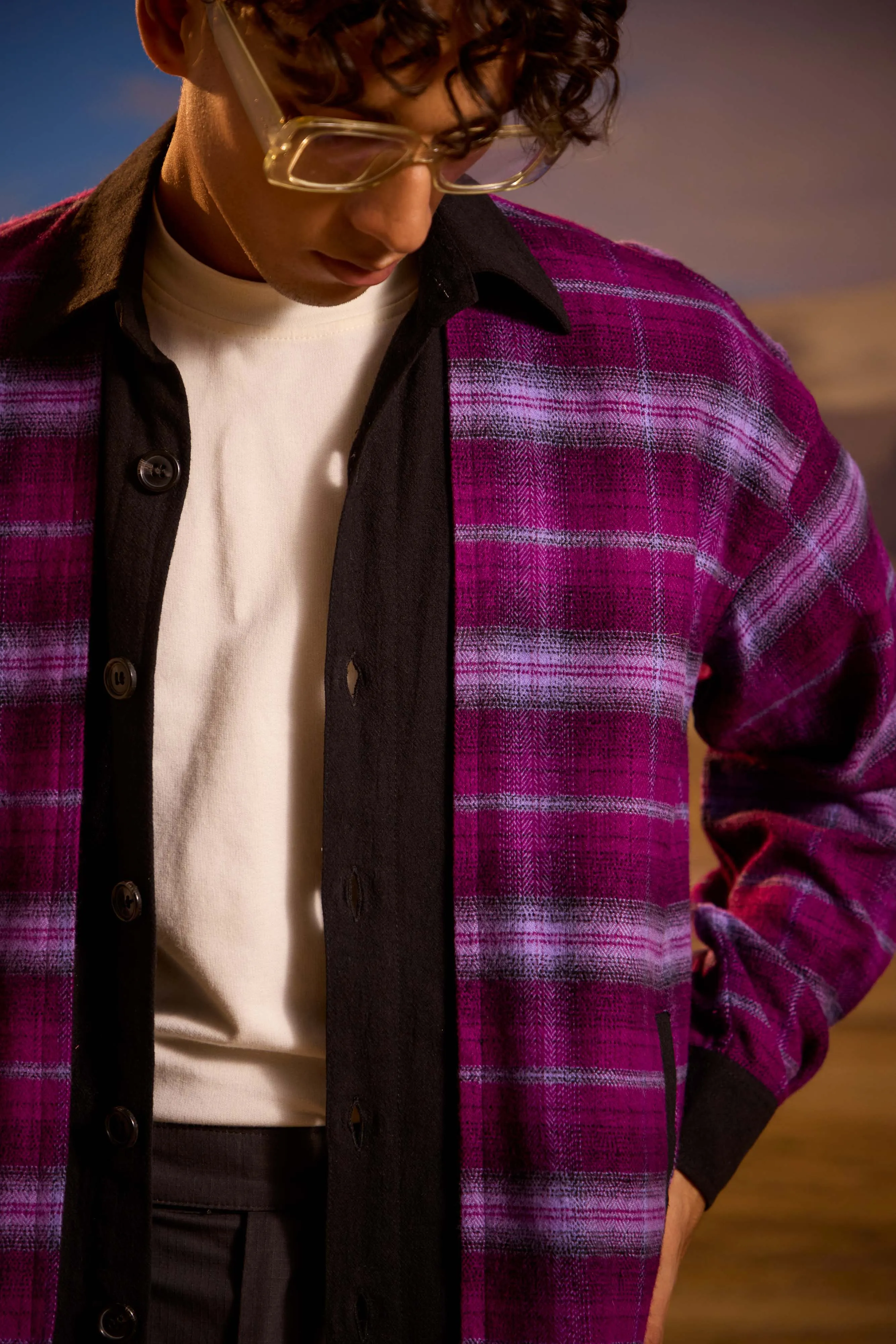 Flannel FS Shirt - Purple