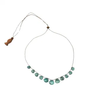 Floating Grandorite Tassel Necklace