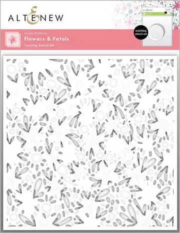 Flowers & Petals Layering Stencil Set (4 in 1)