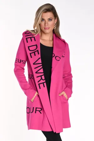 Frank Lyman Cover-Up 214144U-FB Fuchsia/Black