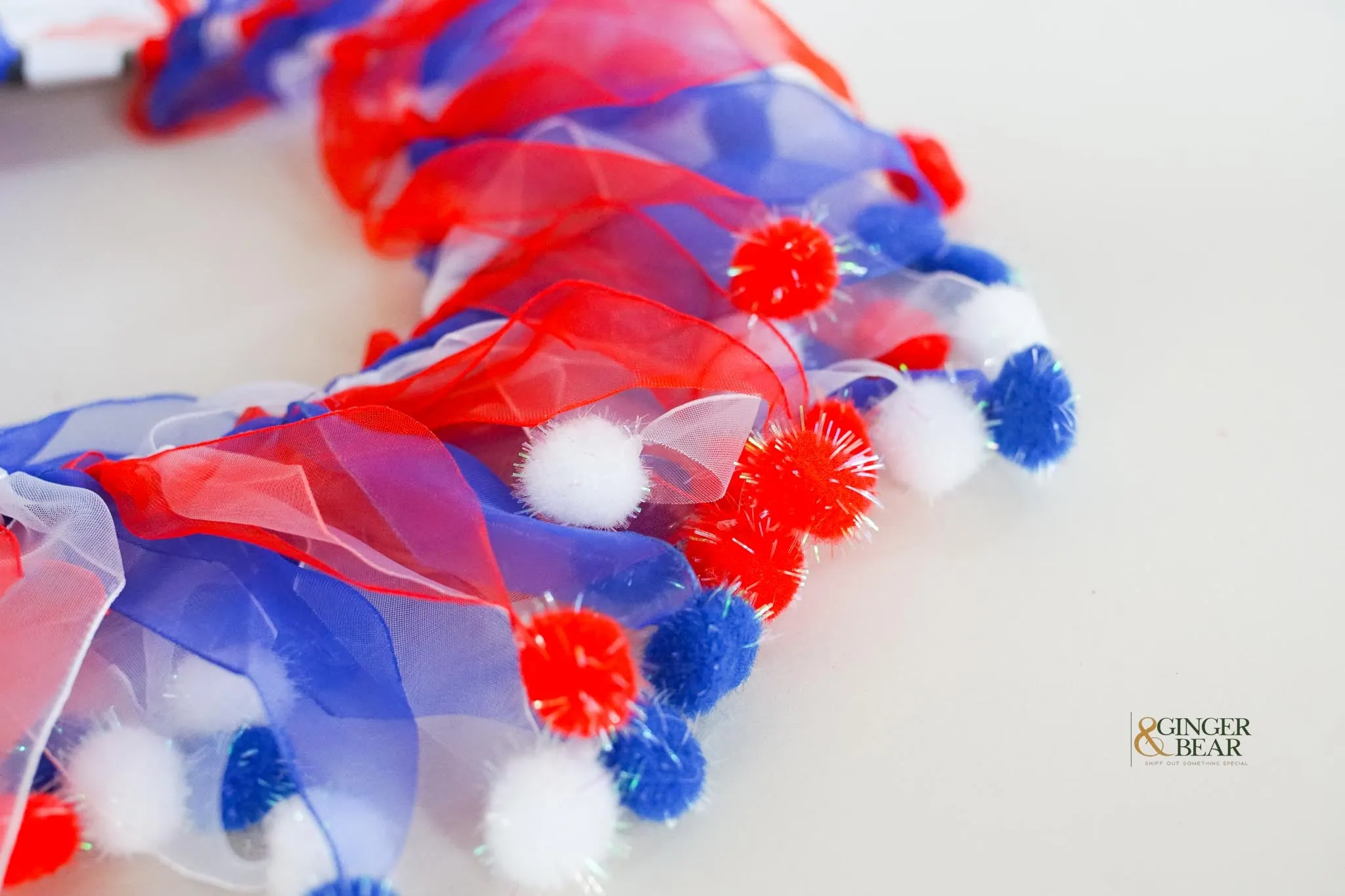 Fun Dog Neckwear, Red White Blue Fuzzy Smoocher