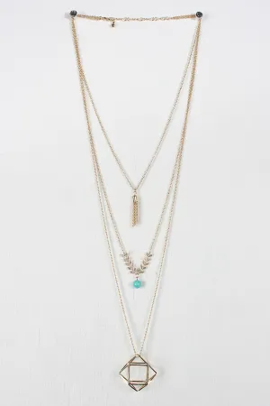 Geo Layering Necklace