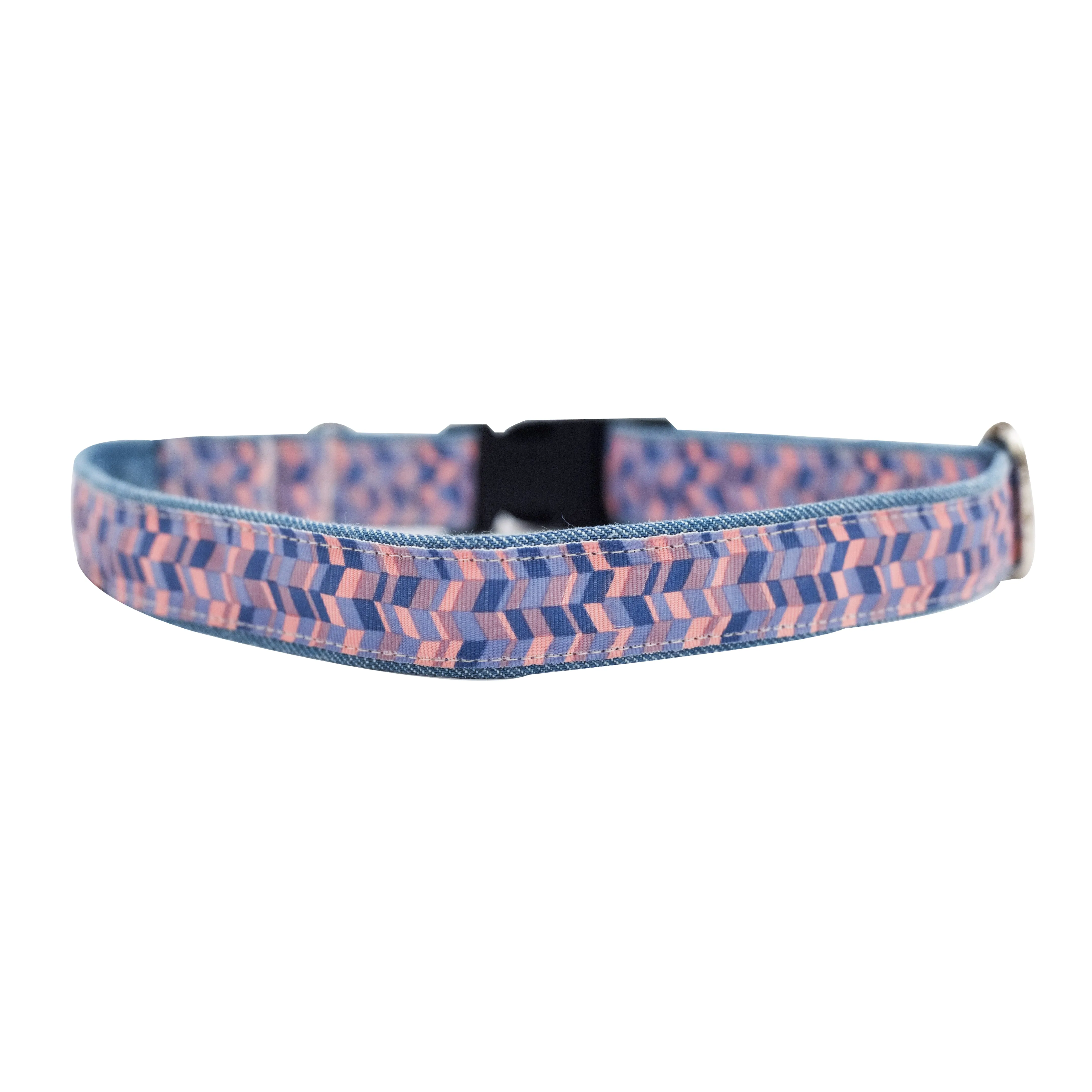 Geometrical Denim Collar