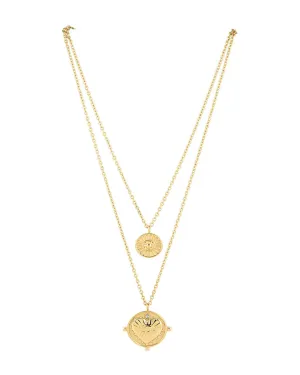 Gigi Doube Coin Necklace